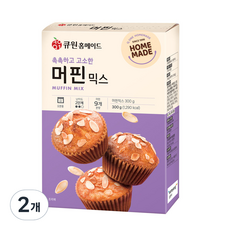 큐원 홈메이드 머핀 믹스, 300g, 2개