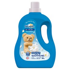 스너글 고농축 섬유유연제 블루 스파클 플러스 본품, 2L, 1개