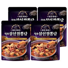 차오차이 직화 삼선 짬뽕탕, 450g, 4개