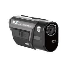 MUFU 好神機 雙鏡頭機車行車記錄器 附64g記憶卡 V30P, 黑色, 1組