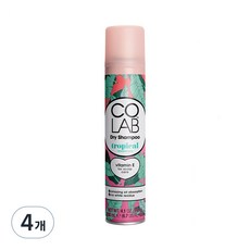 코랩 퍼퓸 드라이샴푸 트로피칼, 200ml, 4개