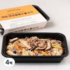 어메이징푸드 저당 버섯듬뿍 소불고기, 300g, 4팩