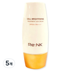 리엔케이 셀 브라이트닝 트리트먼트 선크림 SPF50+ PA++++, 55ml, 5개