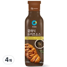 청정원 클래식 돈카츠 소스, 4개, 400g