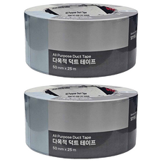 3M 多用途管道膠帶 銀色 50mm x 25m, 2個