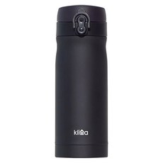 클리나 원터치 보온보냉 텀블러, 블랙, 350ml, 1개