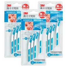 3M 護牙牙間刷L型 SSSS, 0.6mm, 4支, 3組