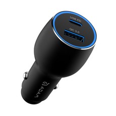 亞果元素 OMNIA C1 Pro 83W 雙孔車充，USB-C+USB-A 快速充電, 1個