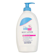 Baby sebamed 施巴嬰兒潤膚乳液，含洋甘菊，pH5.5，呵護嬌嫩肌膚，400ml, 1瓶