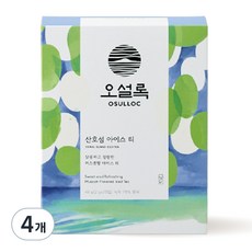 오설록 산호섬 아이스티 스틱형 티백, 2g, 20개입, 4개