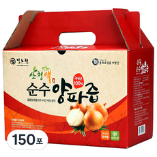 정도원 산청애 순수 양파즙, 100ml, 150개