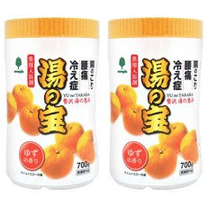 Novopin 湯之寶 柚子香 入浴劑, 700g, 藥用入浴劑, 針對肩膀僵硬/腰痛/畏寒症狀, 2罐