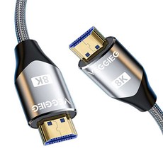디지지 HDMI V2.1 UHD 8K 케이블, 1.5m, 1개