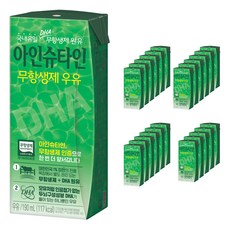 맛있는우유GT 아인슈타인 멸균 흰우유, 190ml, 24개