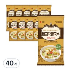 샘표 바지락 칼국수, 100.3g, 40개