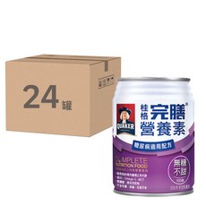 QUAKER 桂格 完膳 100鉻糖尿病 無糖配方, 250ml, 24罐