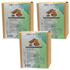 茂格生機 有機青仁黑豆牛蒡茶, 15g, 10包, 3盒