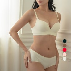 도로시와 여성용 츠메르 쫀쫀 심리스 볼륨 브라 + 팬티 세트 상품 이미지