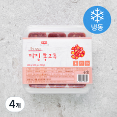 나무새 다진홍고추 (냉동), 400g, 4개