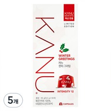 카누 바리스타 머신 전용 캡슐커피 윈터그리팅, 10g, 5개, 10개입