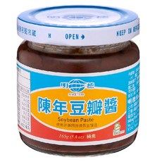 明德 陳年豆瓣醬, 165g (5.8 oz), 使用非基因改造黃豆釀造, 素, 1罐