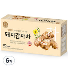 우리차 돼지감자차, 1g, 100개입, 6개