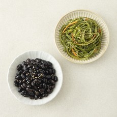 집반찬연구소 검은콩조림 150g + 미역줄기볶음 110g, 260g, 1세트 1세트
