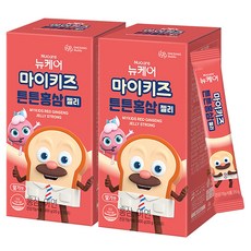 DAESANG Wellife My Kids紅蔘果凍條 草莓口味, 20包, 20g, 2盒