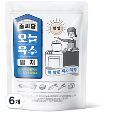 솜씨당 오늘 육수 멸치 30p, 105g, 6개