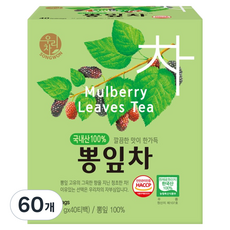 우리차 뽕잎차, 800mg, 40개입, 60개