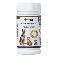 FELIXDOG 骨力勁 複合玻尿酸 Silver Advanced 60錠, 關節軟骨保護, 獸醫師推薦, 適口性佳, 維護骨骼/關節, 60顆, 1罐