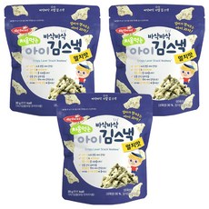 베베스트 처음먹는 아이 김스낵, 멸치맛, 20g, 3개