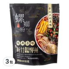亟品 螺螄粉 經典原味, 口感獨特，兼顧健康衛生，安心享用, 300g, 3包
