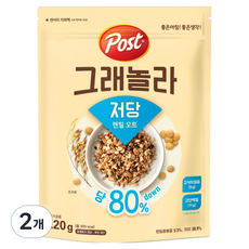 포스트 그래놀라 저당 렌틸오트, 2개, 220g