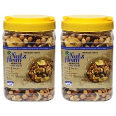 웰넛 자연두레 너츠하임 믹스넛 블루 용기, 1kg, 2개 1kg, 2개입