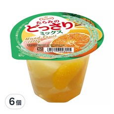 Tarami 達樂美 果凍杯 什錦水果 230g (蜜柑、白桃、黃桃、鳳梨), 6個