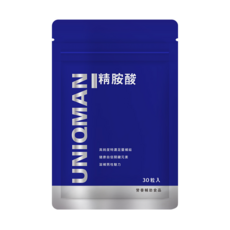 UNIQMAN 優仕曼 精胺酸 素食膠囊, 30顆, 19.5g, 3包