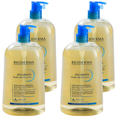 BIODERMA 舒益輕沐浴油, 1L, 4瓶