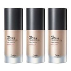 더페이스샵 잉크래스팅 파운데이션 슬림핏 이엑스 30ml, N203 내추럴베이지, 3개