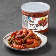 나무새 매콤달콤 양념 깐새우장, 500g, 1개