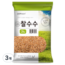 건강한밥상 국산 찰수수, 2kg, 3개