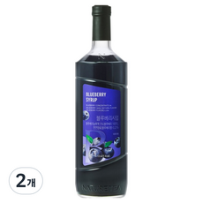 네이쳐티 블루베리시럽, 2개, 1L