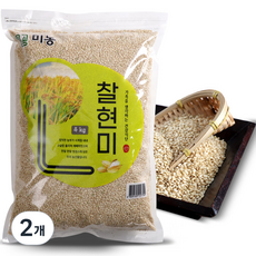 미농 국산 찰현미, 4kg, 2개