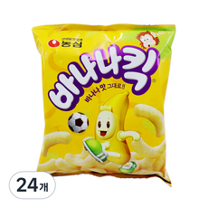 농심 바나나킥, 145g, 24개