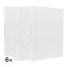 킹짐 클리어화일 A4 40매, 화이트, 6개 화이트, 6개