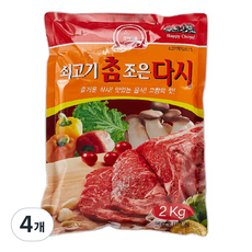 초야식품 쇠고기 참조은 다시, 2kg, 4개