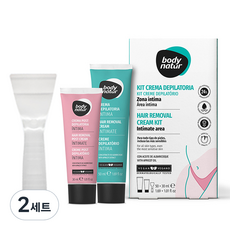 바디네이처 제모크림&포스트 케어 밤 비키니라인용, 2세트