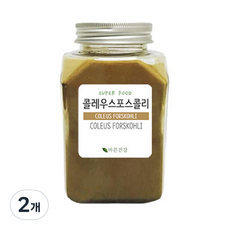 바른건강 콜레우스포스콜리 추출분말, 2개, 110g