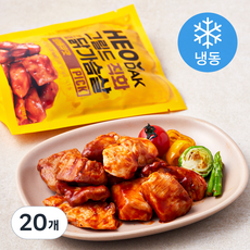 허닭 PICK 그릴드 직화 한입 닭가슴살 바베큐맛 (냉동), 100g, 1개입, 20개 100g, 20개
