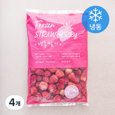 푸디즈 딸기 (냉동), 1kg, 4개